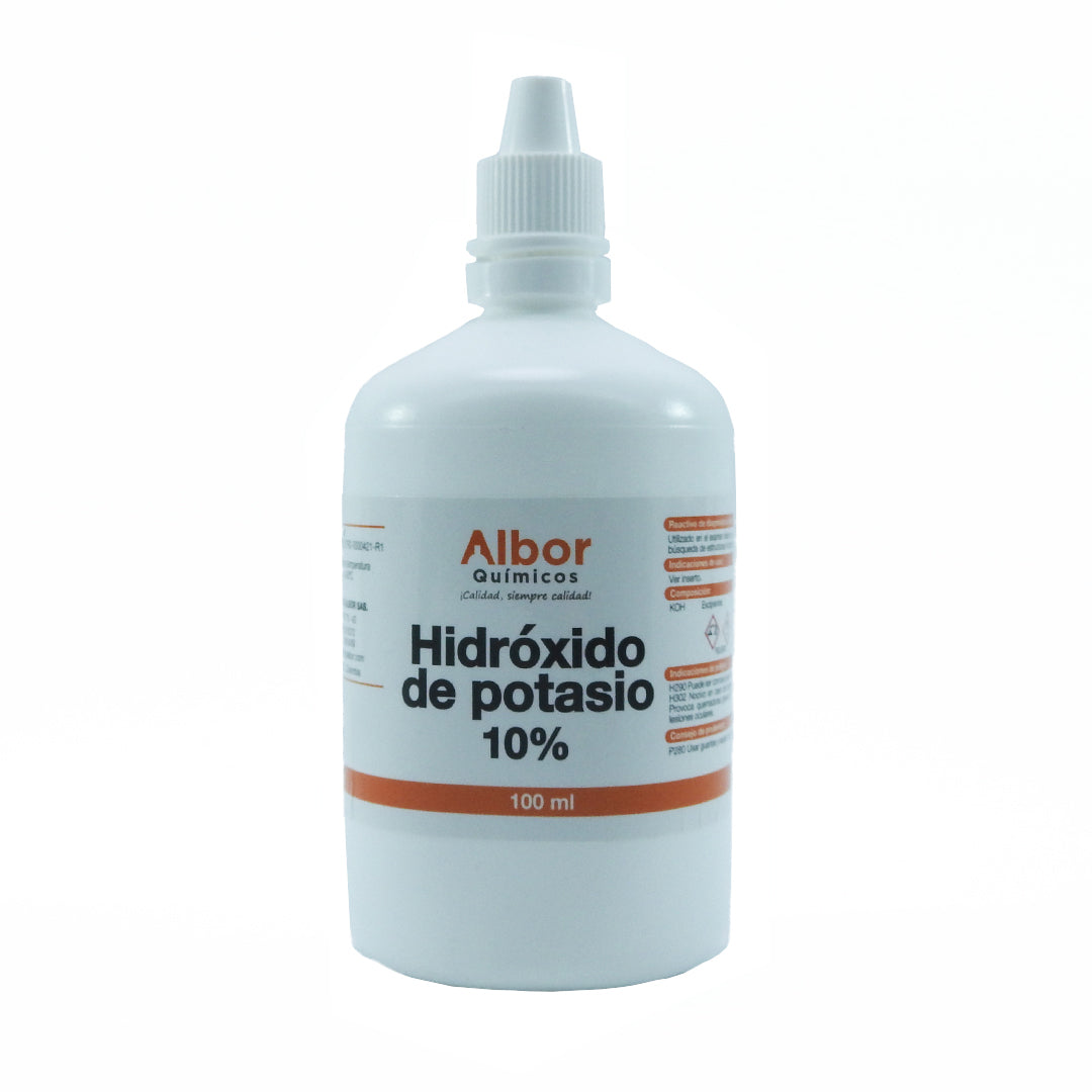 HIDROXIDO DE POTASIO AL 10% REF. GV12402 FCO X 100ML.