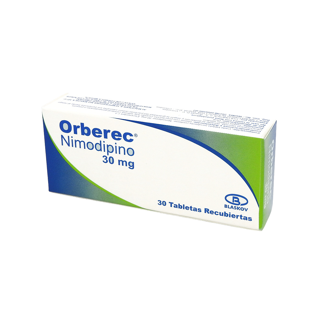 ORBEREC CAJA X 30 NIMODIPINO 30MG TAB