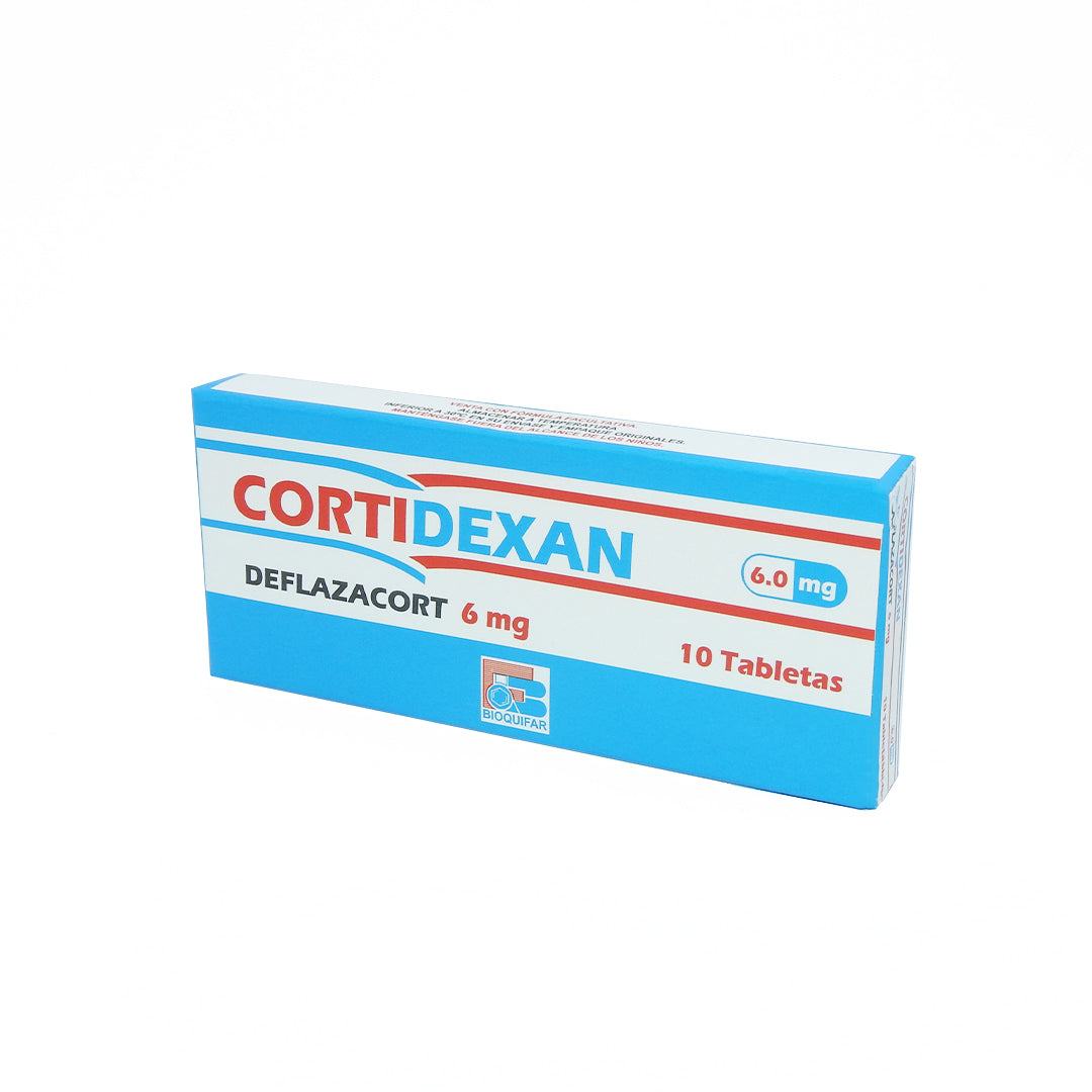 CORTIDEXAN CAJA X10 DEFLAZACORT 6MG TAB