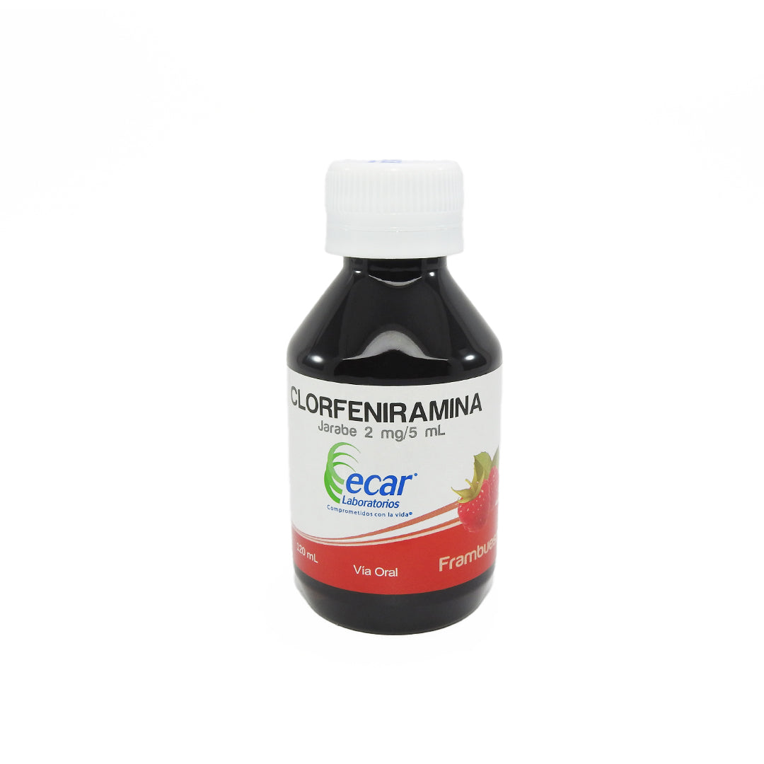 CLORFENIRAMINA 2MG/5ML JBE FCO X120ML