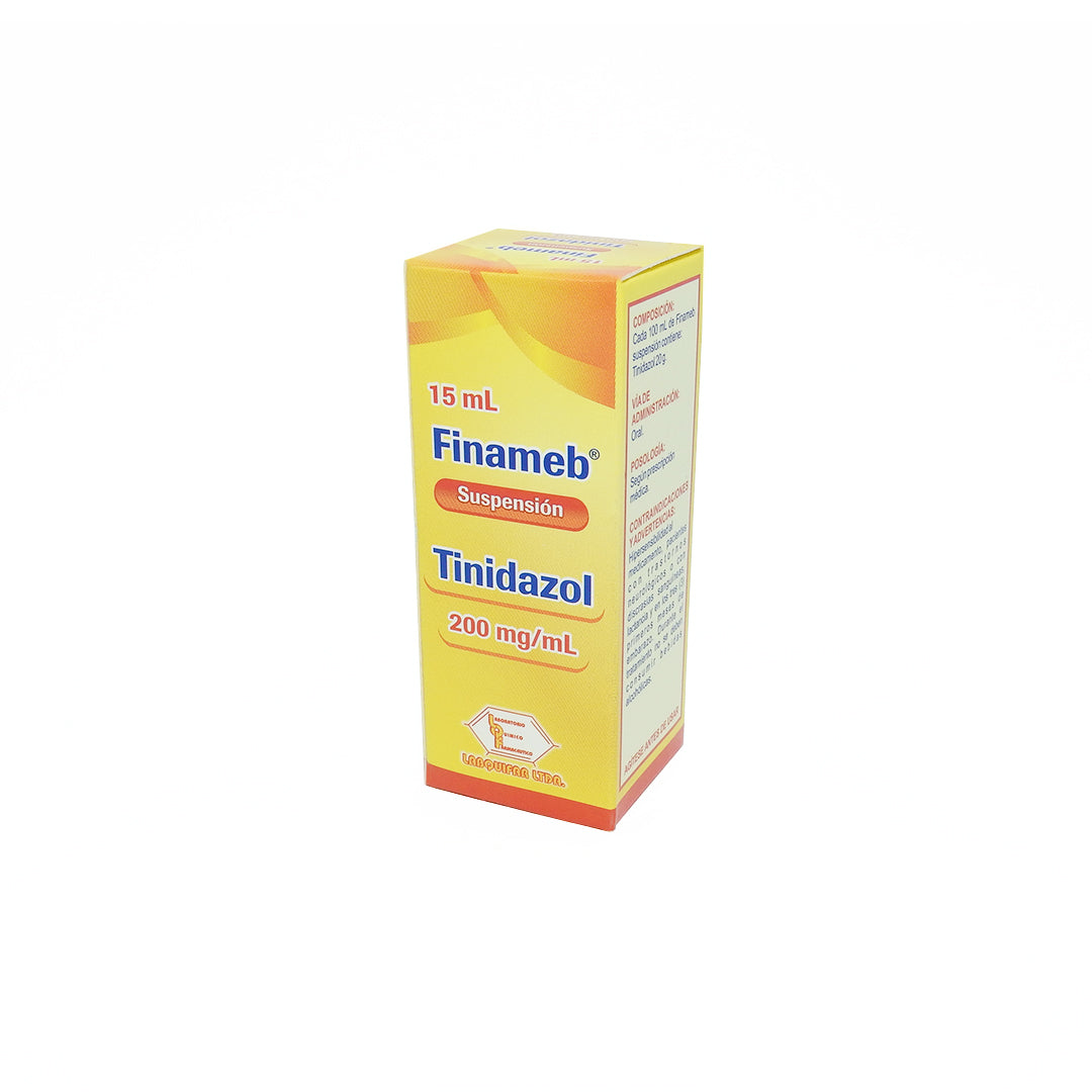 FINAMEB FCOX15ML TINIDAZOL 1G/5ML SUSP ORAL