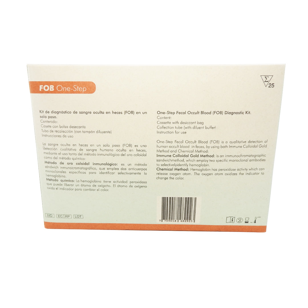 FOB SANGRE OCULTA EN HECES FECALES CASETTES KITX25