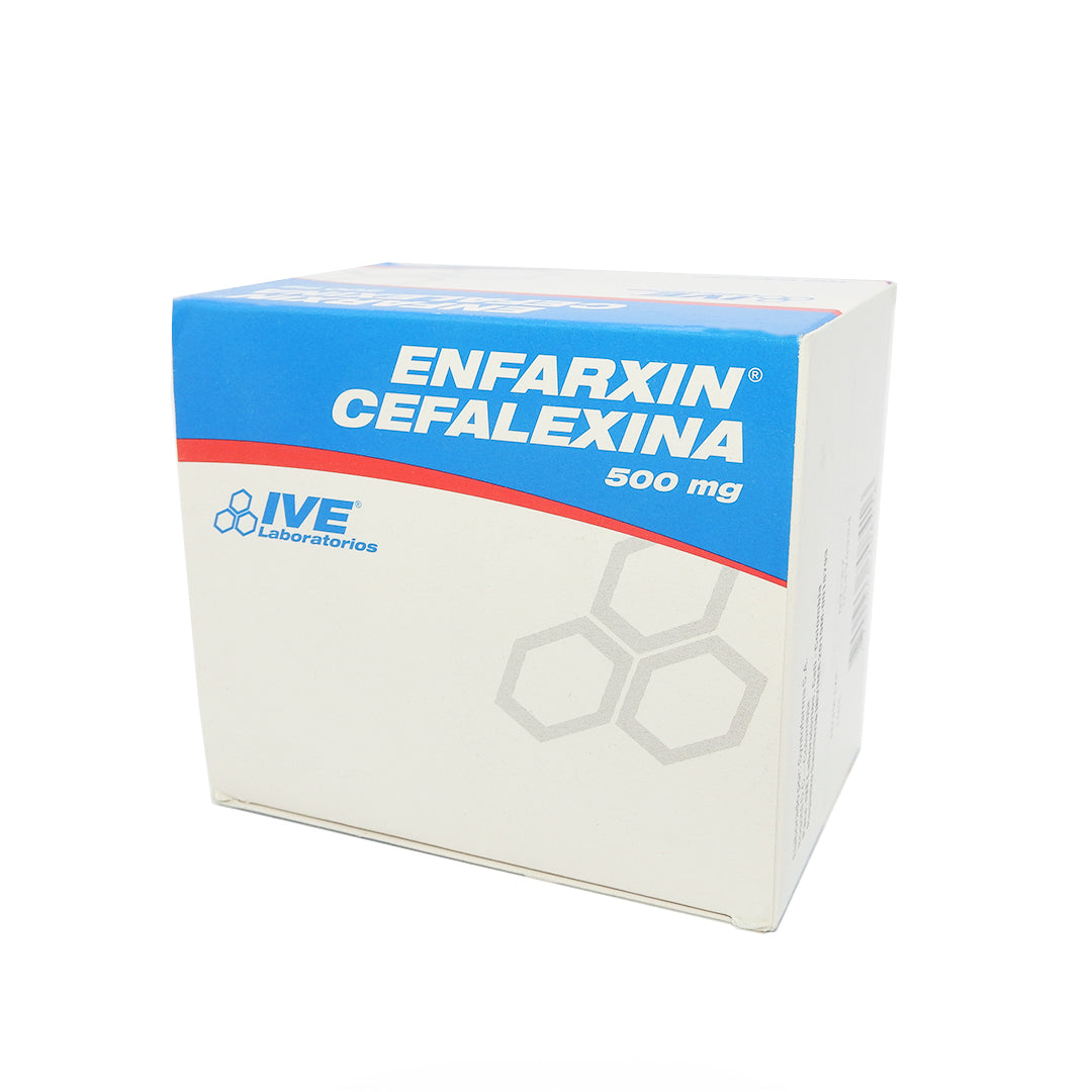 ENFARXIN CAJAX100 CEFALEXINA 500MG CAP