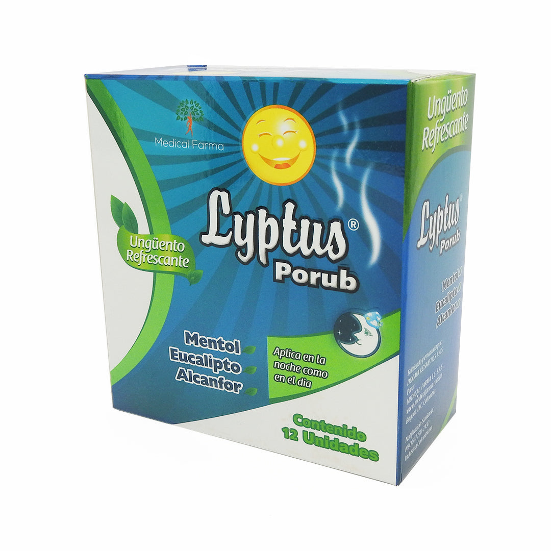 LYPTUS PORUB LATA UNGUENTO REFRESCANTE CAJAX12