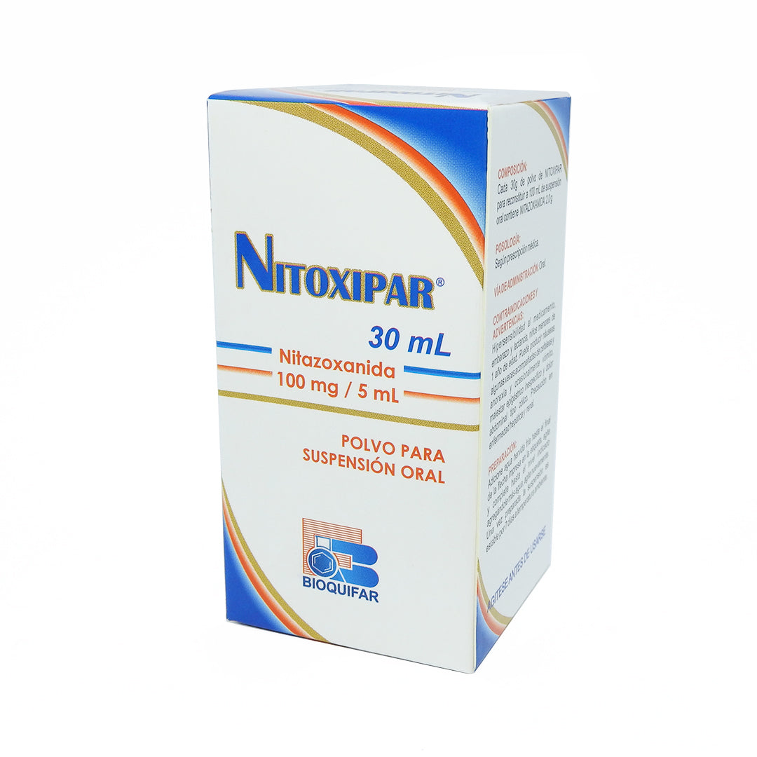 NITOXIPAR FCO X30ML NITAZOXANIDA 100MG/5ML SUSP ORAL