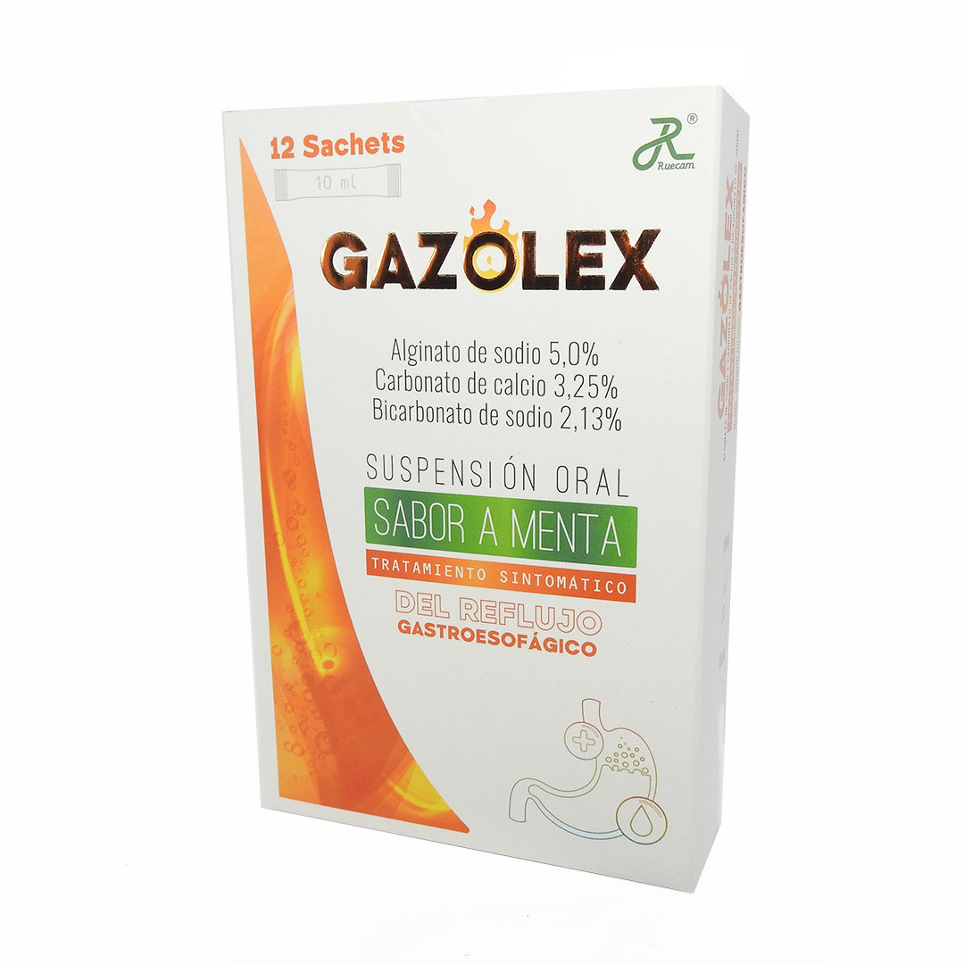 GAZOLEX CAJAX12 ALGINATOSODIO+BICARBONSODIO+CARBOCALCIO LIQ