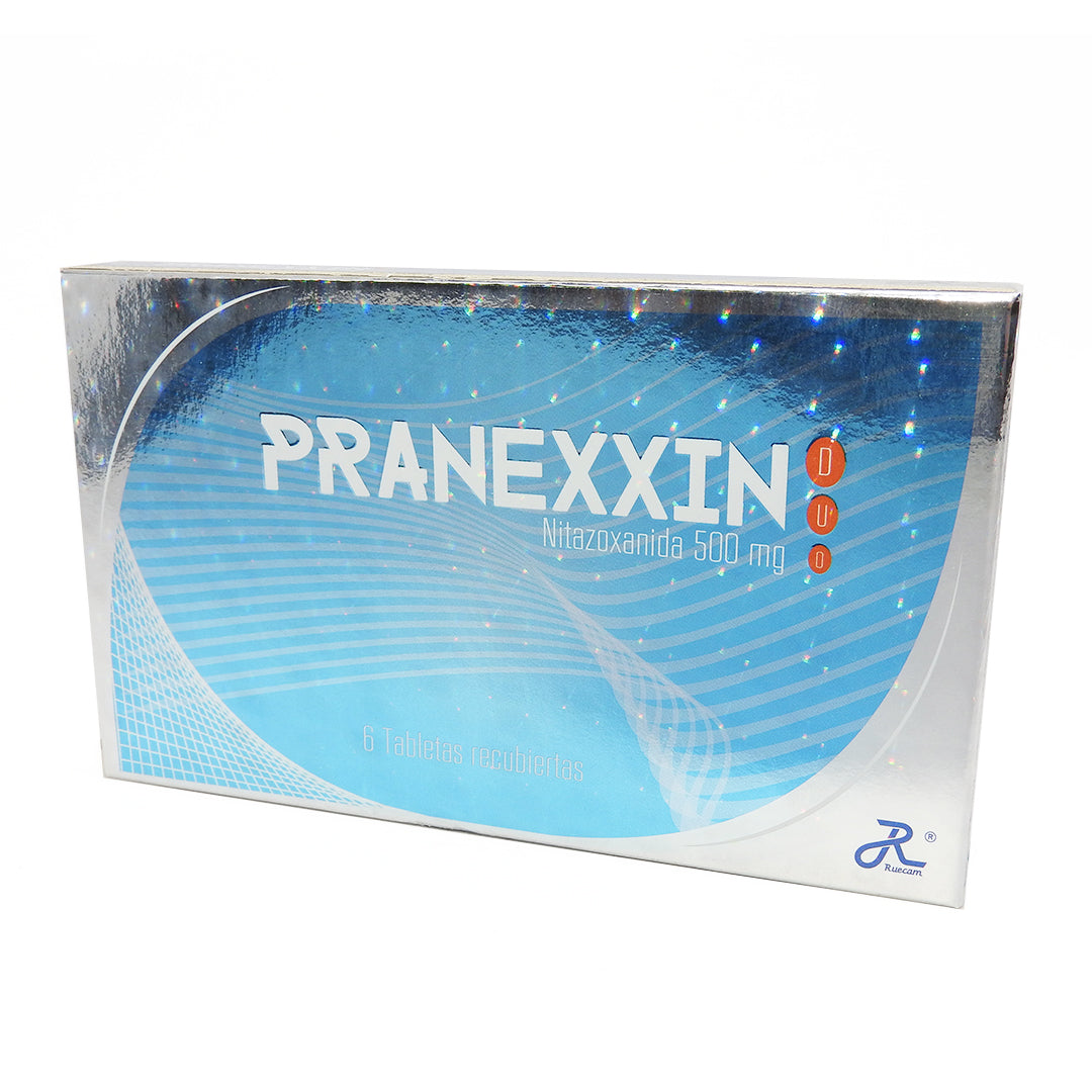 PRANEXXIN CAJAX6 NITAZOXADINA 500 MG TAB REC