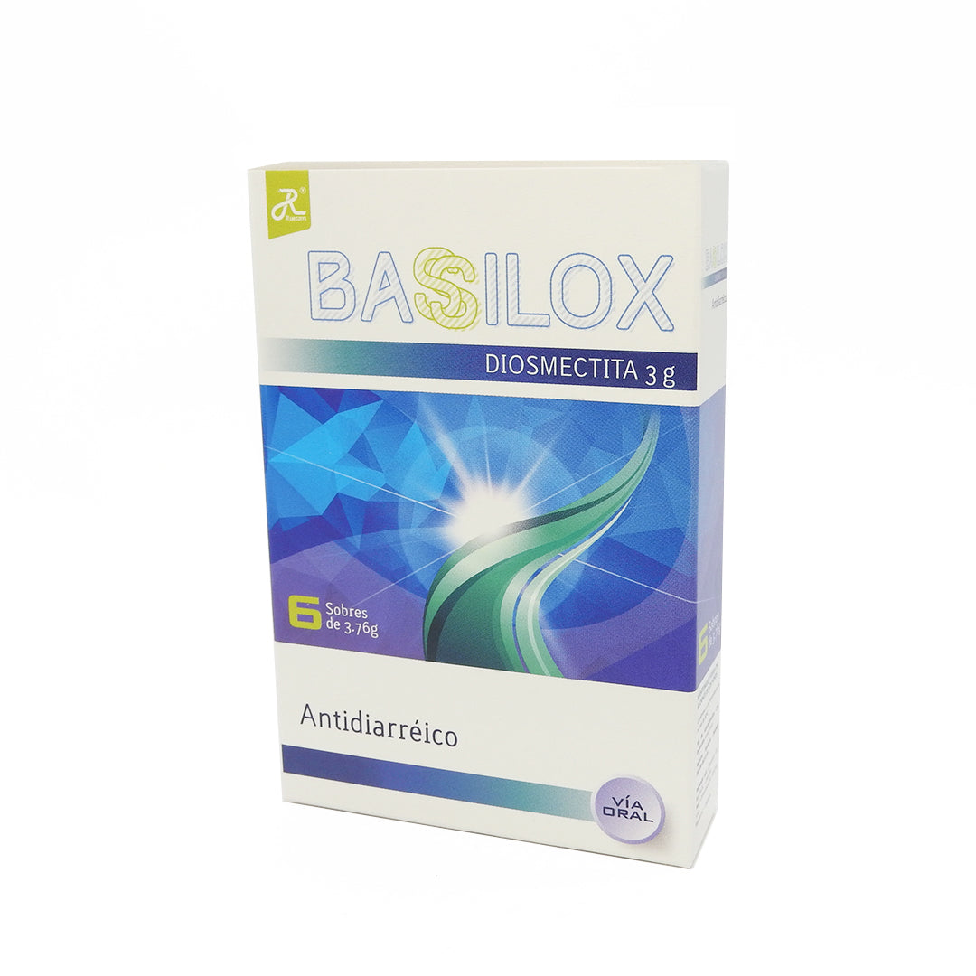 BASSILOX CAJA X 6 DIOSMECTITA 3GR SOBRES.