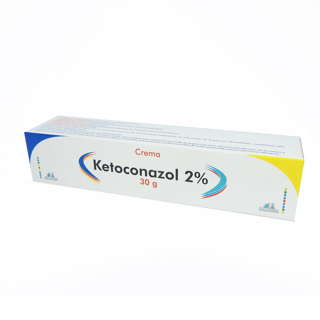 KETOCONAZOL 2% CREMA 30GR ANGLOPHARMA.