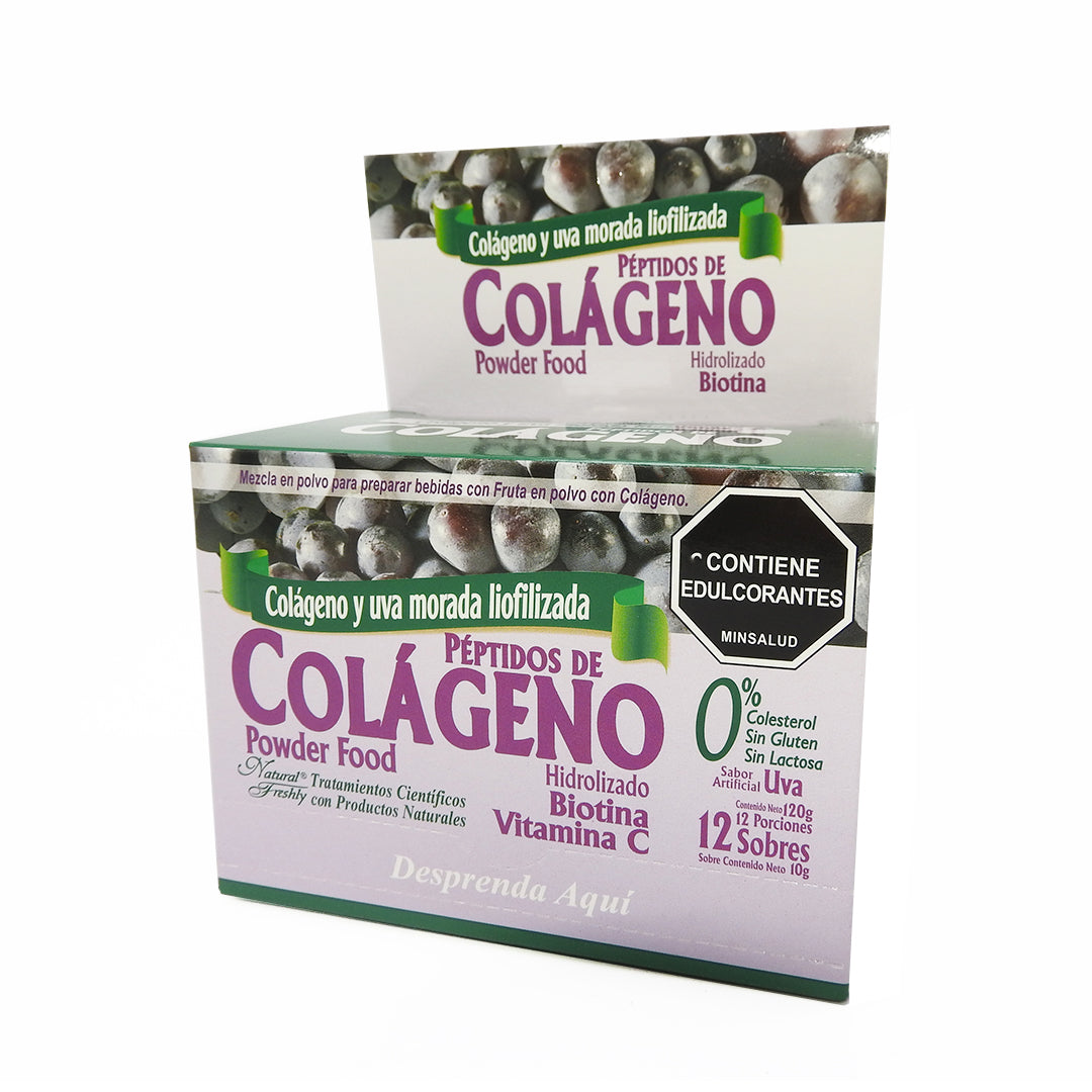 COLAGENO+BIOTINA+VITAMINA C HIDROLI SOBRES CAJAX12