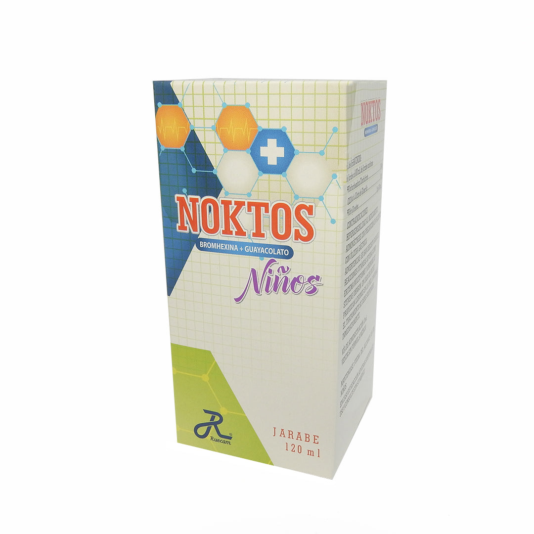 NOKTOS NIÑOS FCOX120 BROMHEXINA+GUAYACOLATO DE GLICERILO 0.4+10MG/MLJBE