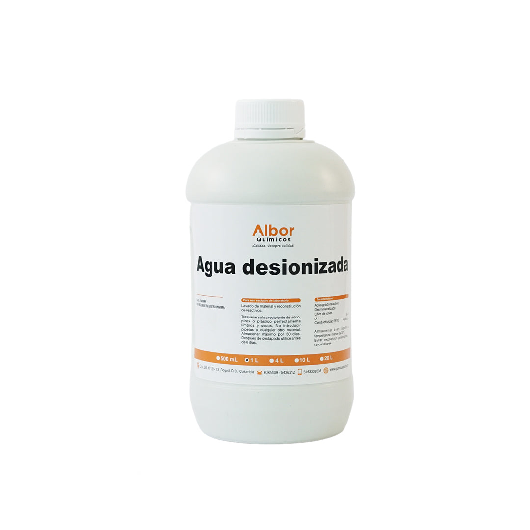 AGUA DESIONIZADA REF 14009 FCOX1000ML