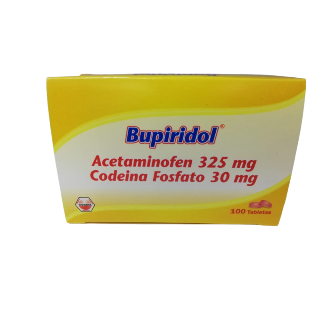 BUPIRIDOL CAJAX10 ACETAMINOFEN+CODEINA 325MG+30MG TAB
