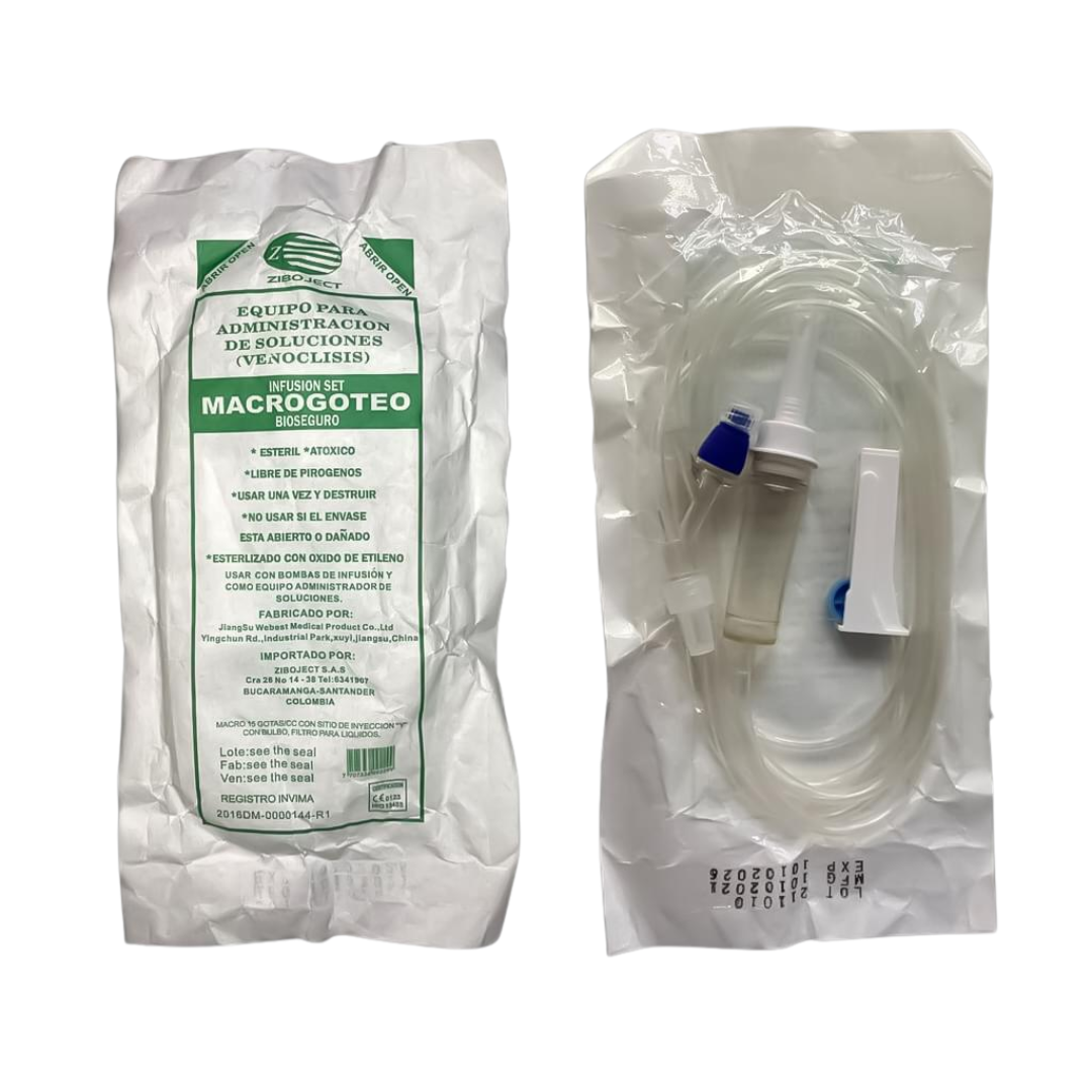 EQUIPO MACROGOTEO S/A POLIBAG (LUER LOCK) UNIDAD