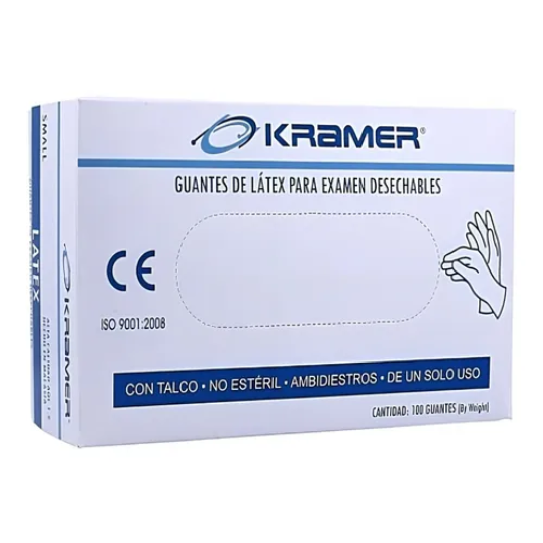 GUANTE DESECHABLE (EXAMEN) TALLA M CAJAX100