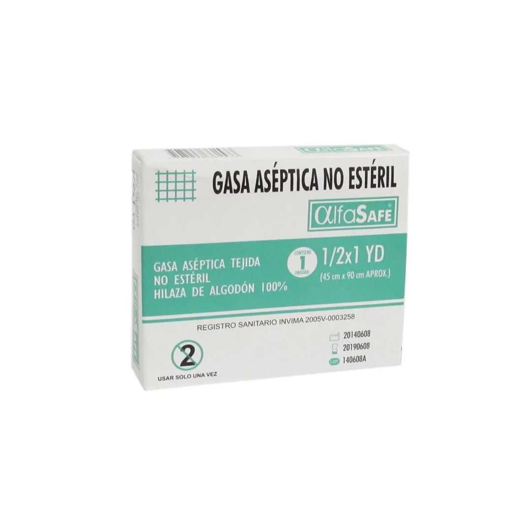 GASA CUADRADA DE 1/2X1 UNIDAD