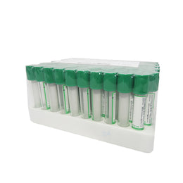 TUBO TAPA VERDE DE 4ML (HEPARINA DE SODIO) BANDEJAX100