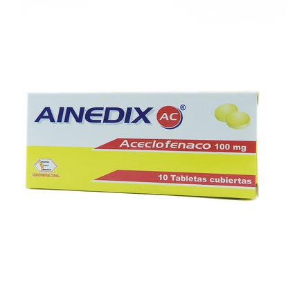 AINEDIX AC CAJAX10 ACECLOFENACO 100 MG TAB REC