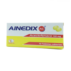 AINEDIX AC CAJAX10 ACECLOFENACO 100 MG TAB REC
