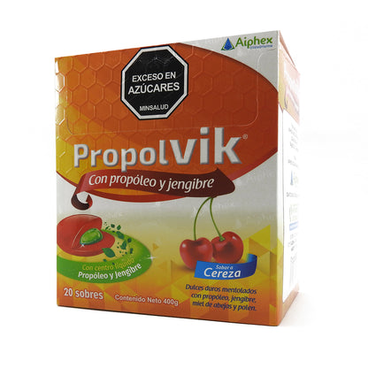 PROPOLVIK  CAJAX100 PROPOLEO+JENGIBRE CEREZA TAB MAST