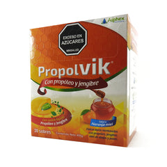 PROPOLVIK CAJAX100 PROPOLEO+JENGIBRE NARANJ MIEL TAB MAST