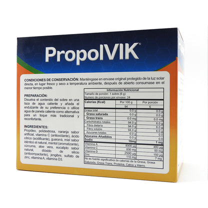 PROPOLVIK DIA CAJAX24 PROPOLVIK BEBIDA CALIENTE