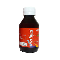 DOSFLEM JARABE NIÑOS CEREZA (GUAYACOLATO DE GLICERILO-BROMHEXINA)
