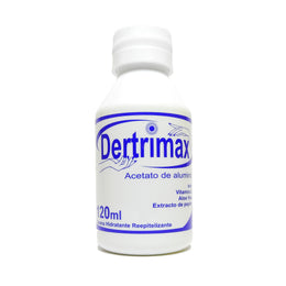 DERTRIMAX FCOX120ML ACETATO DE ALUMINIO CON VITAMIN E, ALOE VERA CREMA