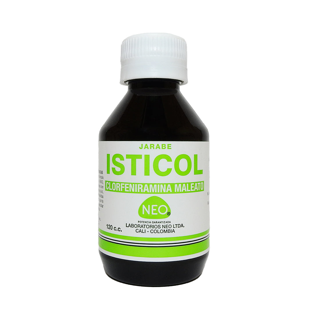 ISTICOL JARABE 120 ML CLORFENIRAMINA 2MG/5ML