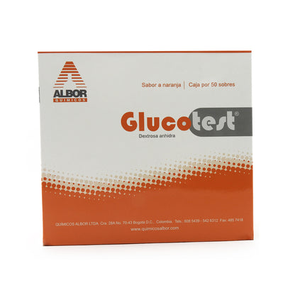 GLICEMIA DEXTROSA EN POLVO GLUCOTEST CAJAX50X25GR