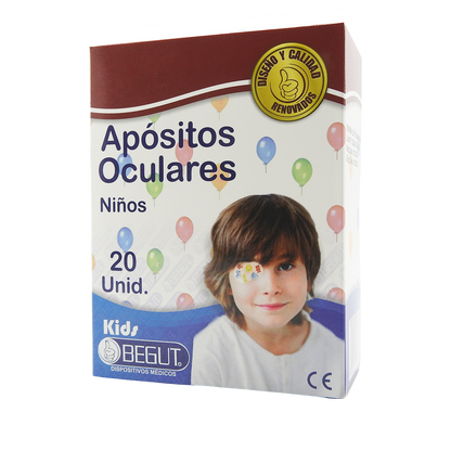 APOSITOS OCULARES NIÑOS CAJAX20