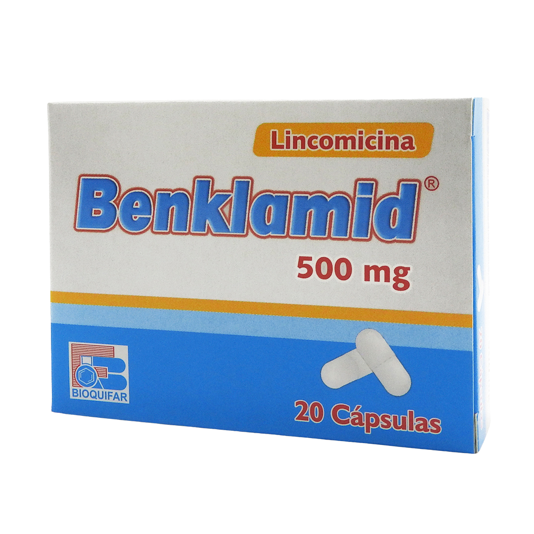 BENKLAMID CAJA X20 LINCOMICINA 500MG CAPS