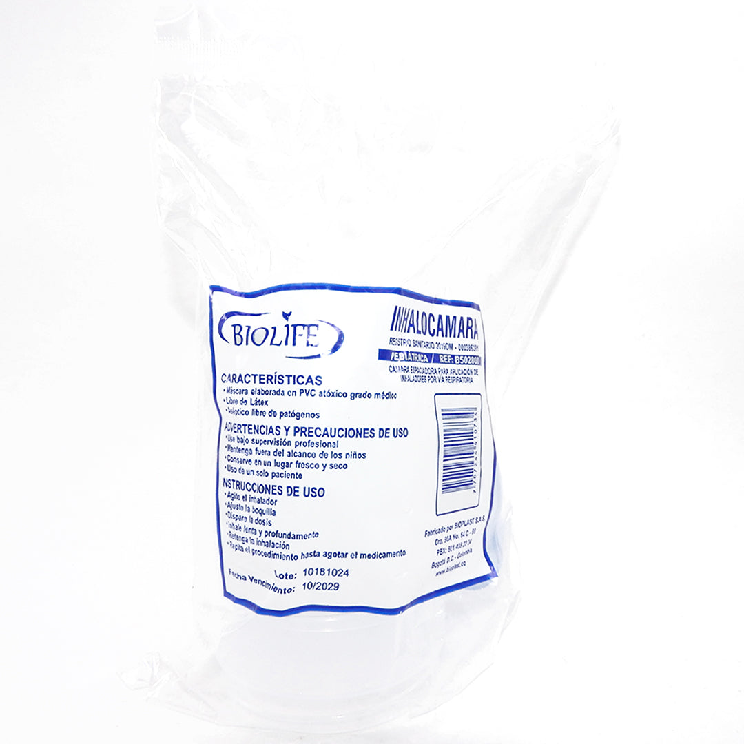 INHALOCAMARA PEDIATRICA UNIDAD