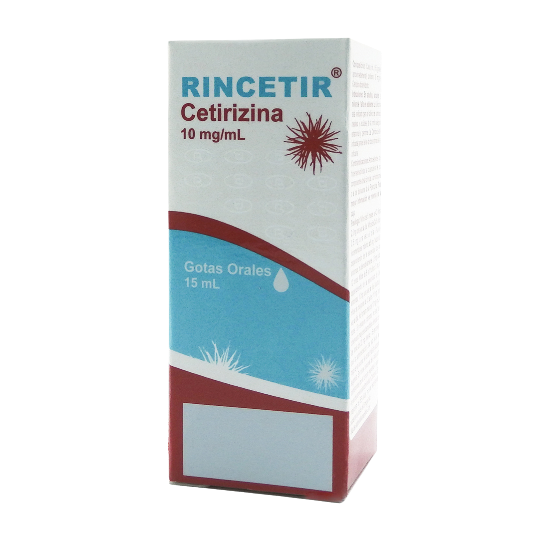 RINCETIR FCO X15ML CETIRIZINA 10MG/ML GOTAS