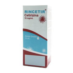 RINCETIR FCO X15ML CETIRIZINA 10MG/ML GOTAS