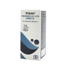 TIKOJ FCO X5ML CROMOGLICATO DE SODIO 4% SOL OFT