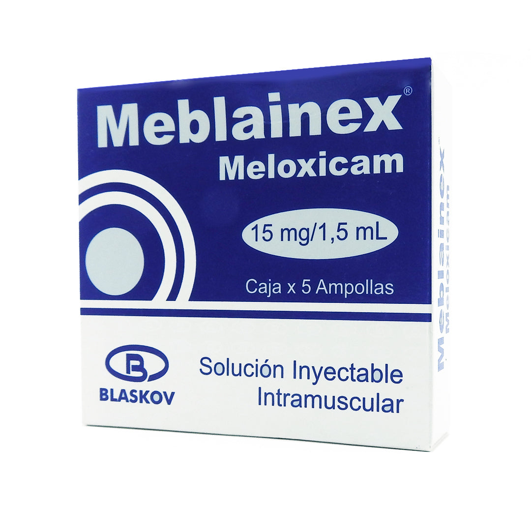 MEBLAINEX CAJA X5 MELOXICAM 15MG/1.5ML INY