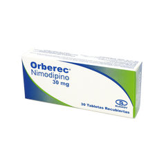 ORBEREC CAJA X 30 NIMODIPINO 30MG TAB