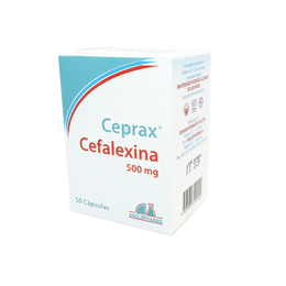 CEPRAX CEFALEXINA POLVO PARA SUSPENSION 500MG.