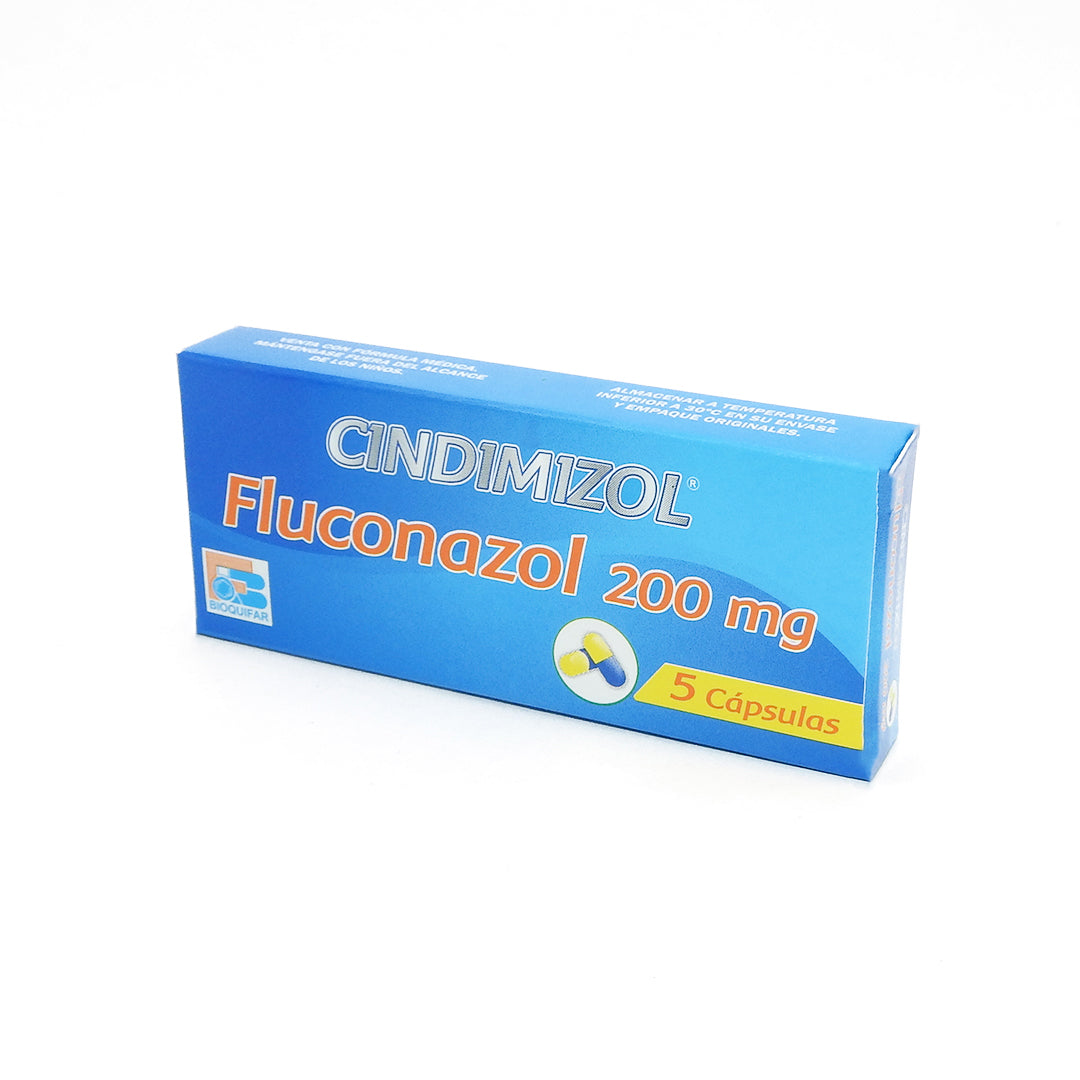 CINDIMIZOL CAJA X5 FLUCONAZOL 200MG CAP