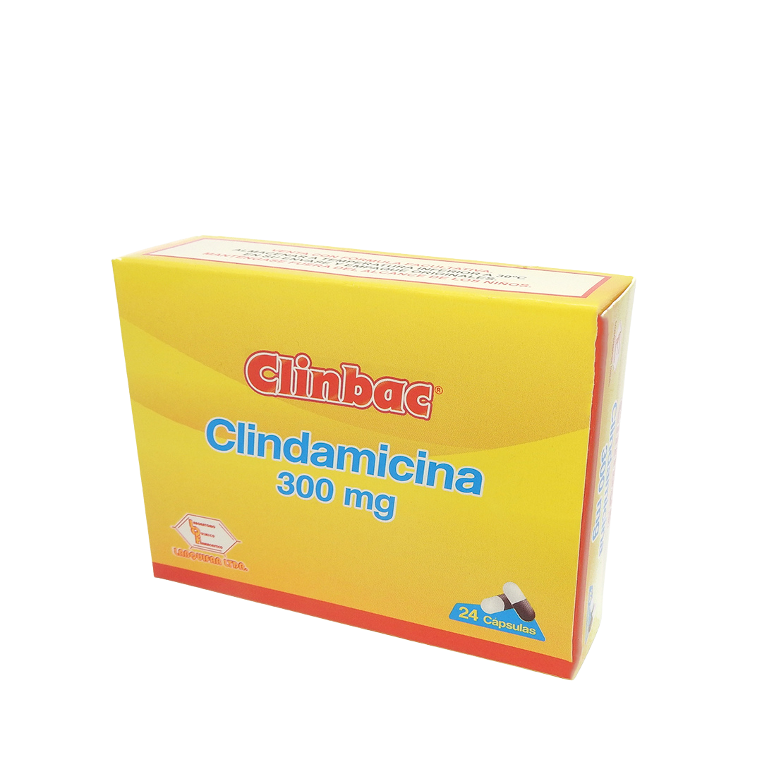 CLINBAC CAJAX24 CLINDAMICINA 300 MG CAP