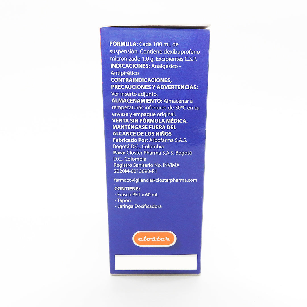 TAFLAX NIÑOS FCO X60ML DEXIBUPROFENO SUSP