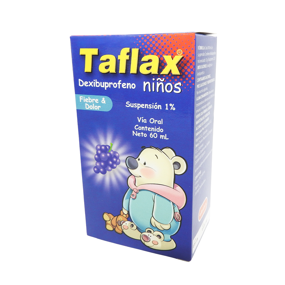 TAFLAX NIÑOS FCO X60ML DEXIBUPROFENO SUSP