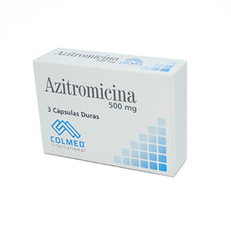 AZITROMICINA 500MG CAP CAJA X3
