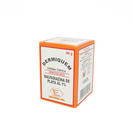 DERMIQUEN POTEX60G PLATA SULFADIAZINA 1%
