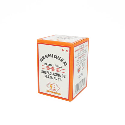 DERMIQUEN POTEX60G PLATA SULFADIAZINA 1%