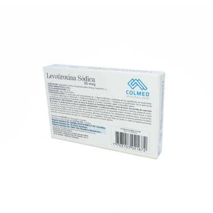LEVOTIROXINA 50MG TAB CAJA X30