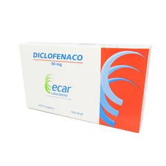 DICLOFENACO SODICO 50MG TAB REC CAJA X250
