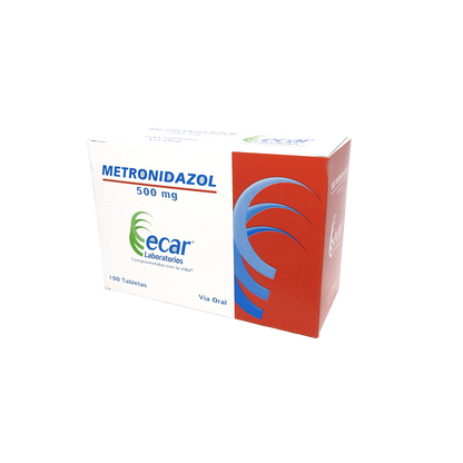 METRONIDAZOL 500MG TAB CAJA X100