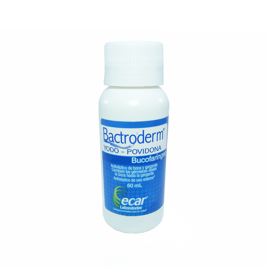 BACTRODERM YODO-POVIDONA BUCOFARINGEO 60ML.